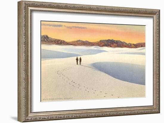 White Sands, New Mexico-null-Framed Art Print