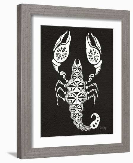 White Scorpion-Cat Coquillette-Framed Giclee Print