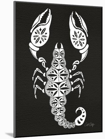 White Scorpion-Cat Coquillette-Mounted Giclee Print