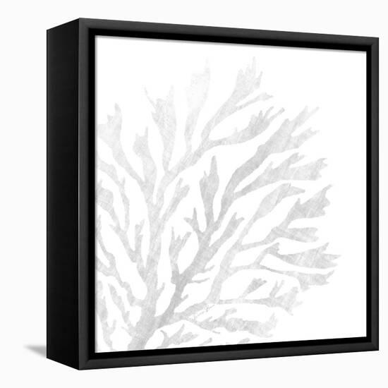 White Seaweed 2-Denise Brown-Framed Stretched Canvas