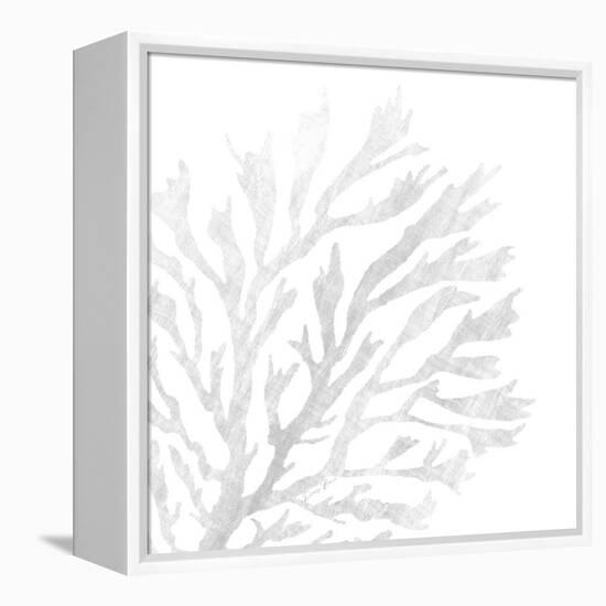 White Seaweed 2-Denise Brown-Framed Stretched Canvas