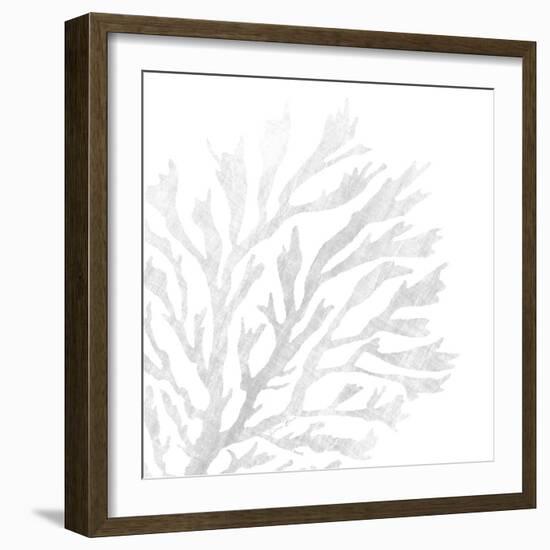 White Seaweed 2-Denise Brown-Framed Art Print