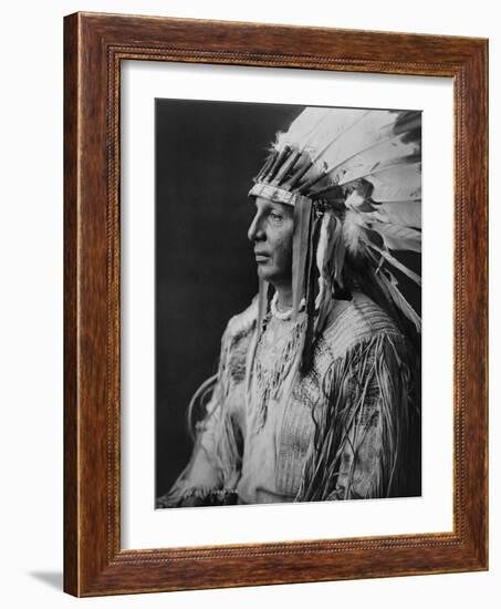 White Shield, Arikara-null-Framed Photographic Print