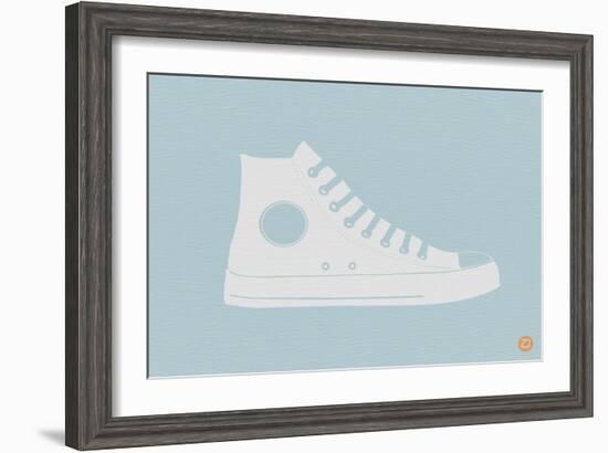 White Shoe-NaxArt-Framed Art Print