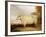 White, Short-Horned Cow in a Landscape-John Vine-Framed Giclee Print