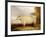 White, Short-Horned Cow in a Landscape-John Vine-Framed Giclee Print