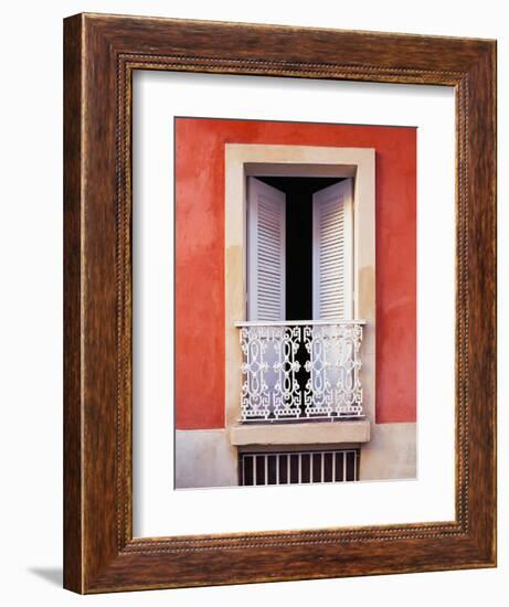 White Shutters, Old San Juan, Puerto Rico-Tom Haseltine-Framed Photographic Print