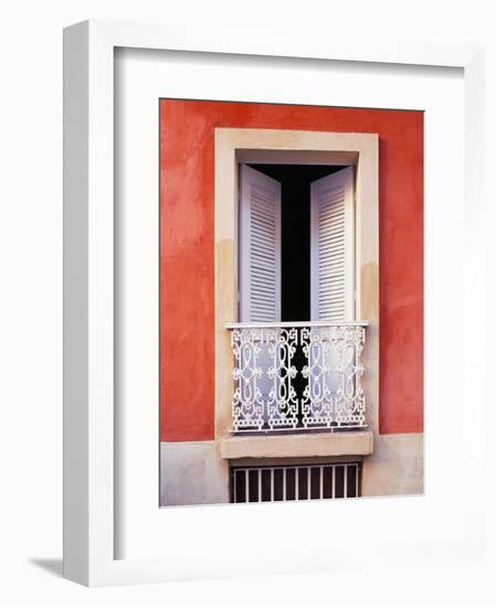 White Shutters, Old San Juan, Puerto Rico-Tom Haseltine-Framed Photographic Print