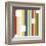 White Square on Stripe (detail)-Dan Bleier-Framed Art Print