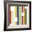 White Square on Stripe (detail)-Dan Bleier-Framed Art Print