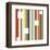 White Square on Stripe (detail)-Dan Bleier-Framed Art Print