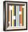 White Square on Stripe-Dan Bleier-Framed Giclee Print