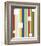 White Square on Stripe-Dan Bleier-Framed Art Print