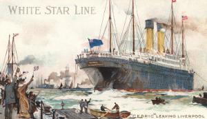 White Star Line, Cedric Leaving Liverpool