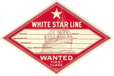 White Star Line Luggage Tag