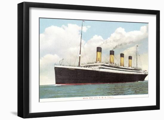 White Star Line, RMS Titanic-null-Framed Art Print