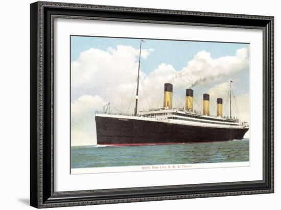 White Star Line, RMS Titanic-null-Framed Art Print