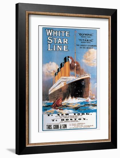 White Star Line-null-Framed Premium Giclee Print