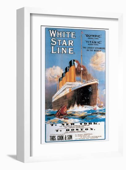 White Star Line-null-Framed Premium Giclee Print