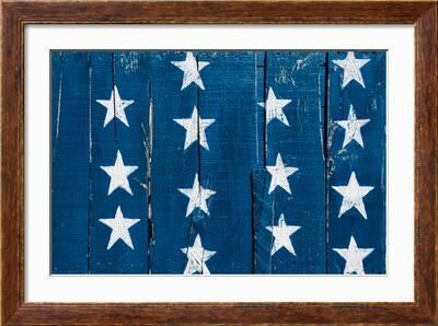 Navy Reclaimed Wood Hand Built and Painted Framed Flag Navy Reclaimed Wood Hand Built and Painted Framed Flag