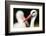 White Stork (Ciconia Ciconia) Adult Portrait, Captive, Vogelpark Marlow, Germany, May-Florian Möllers-Framed Photographic Print