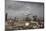 White Stork (Ciconia Ciconia) in Flight over City Buildings. Marakesh, Morocco, March-Ernie Janes-Mounted Photographic Print