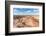 White Stupa sedimentary rock formations, Ulziit, Middle Gobi province, Mongolia, Central Asia, Asia-Francesco Vaninetti-Framed Photographic Print