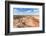 White Stupa sedimentary rock formations, Ulziit, Middle Gobi province, Mongolia, Central Asia, Asia-Francesco Vaninetti-Framed Photographic Print