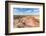 White Stupa sedimentary rock formations, Ulziit, Middle Gobi province, Mongolia, Central Asia, Asia-Francesco Vaninetti-Framed Photographic Print