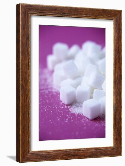 White Sugar Cubes-Veronique Leplat-Framed Photographic Print