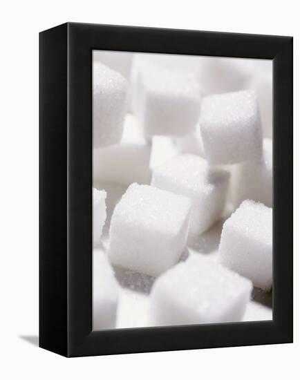 White Sugar Lumps-Jörg Nissen-Framed Premier Image Canvas