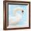 White Swan-Gail Peck-Framed Art Print