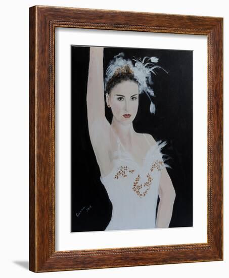 White Swan-Susan Adams-Framed Giclee Print