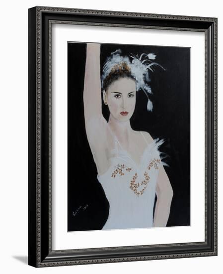 White Swan-Susan Adams-Framed Giclee Print