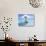 White Table, Chairs and Parasol in the Ocean, Bora Bora (Borabora), Society Islands-Mark Mawson-Photographic Print displayed on a wall