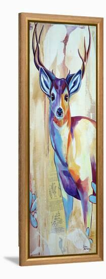 White Tail Deer-Corina St. Martin-Framed Premier Image Canvas