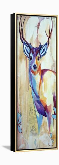 White Tail Deer-Corina St. Martin-Framed Premier Image Canvas