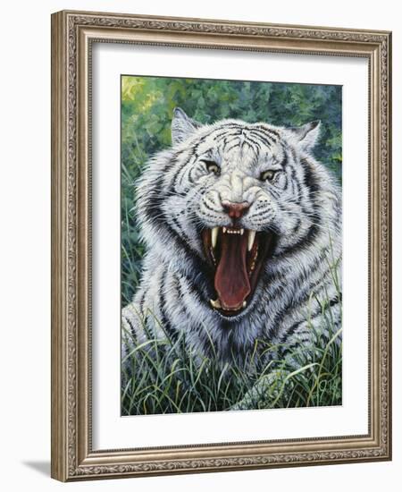 White Tiger 2-Jeff Tift-Framed Giclee Print