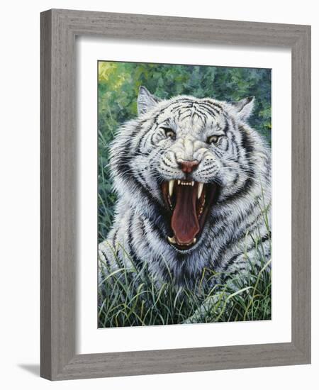 White Tiger 2-Jeff Tift-Framed Giclee Print