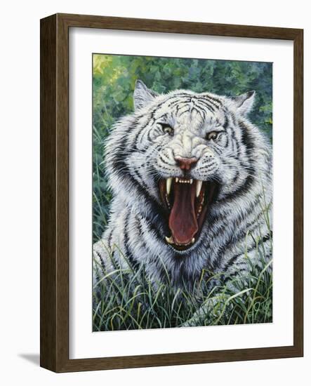 White Tiger 2-Jeff Tift-Framed Giclee Print