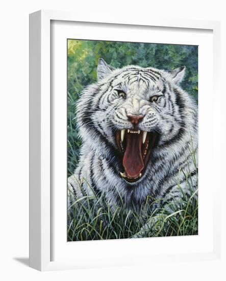 White Tiger 2-Jeff Tift-Framed Giclee Print