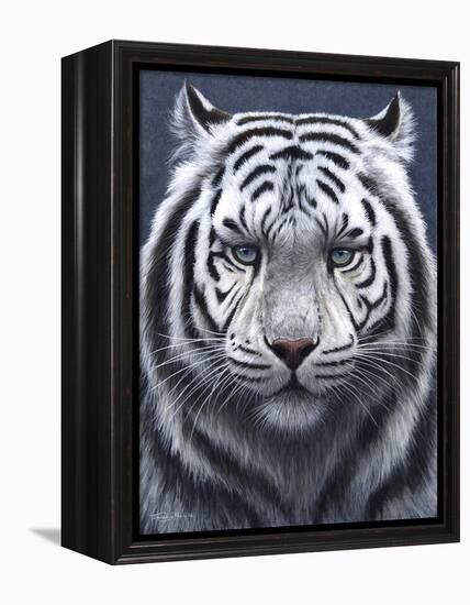 White Tiger Ghost-Jeremy Paul-Framed Premier Image Canvas