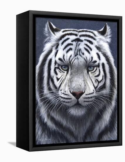 White Tiger Ghost-Jeremy Paul-Framed Premier Image Canvas