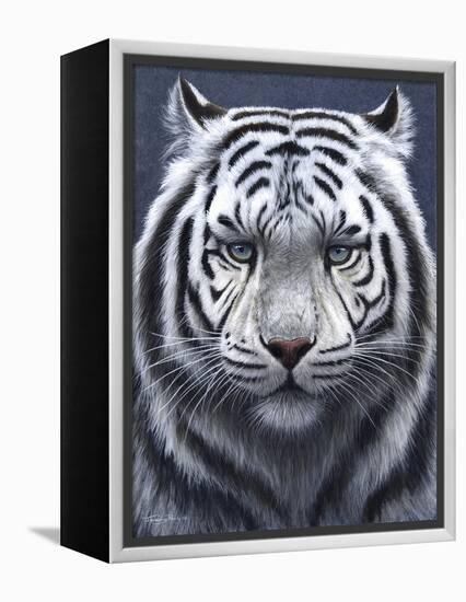 White Tiger Ghost-Jeremy Paul-Framed Premier Image Canvas