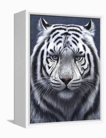 White Tiger Ghost-Jeremy Paul-Framed Premier Image Canvas