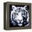 White Tiger-null-Framed Stretched Canvas