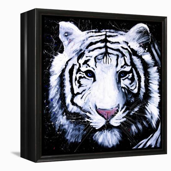 White Tiger-null-Framed Stretched Canvas