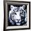 White Tiger-null-Framed Art Print