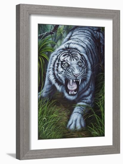 White Tiger-Jenny Newland-Framed Giclee Print