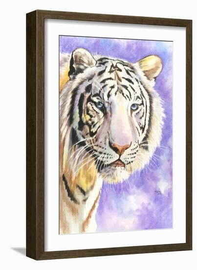 White Tiger-Barbara Keith-Framed Giclee Print